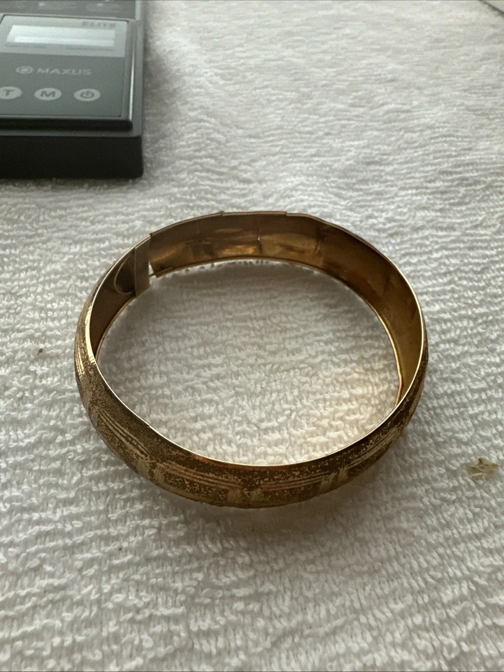 Bracelet 10k with imperfections